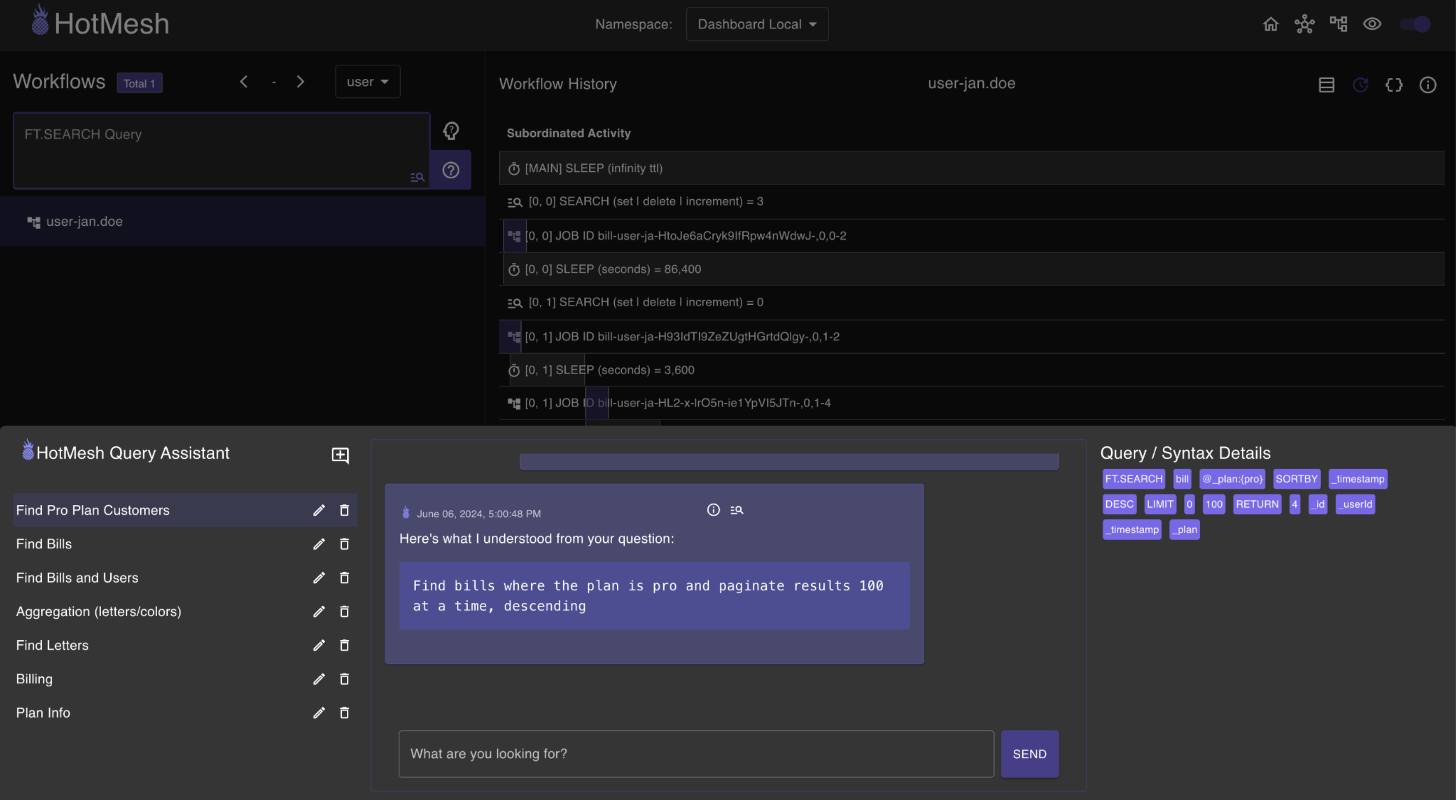 HotMesh Dashboard